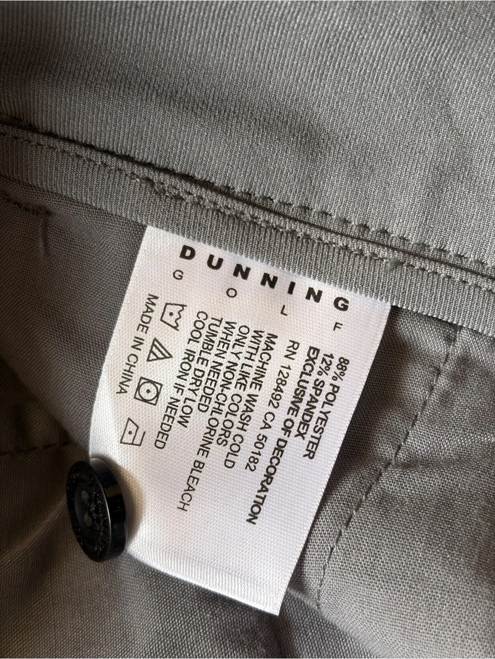 Dunning Grey Pants
